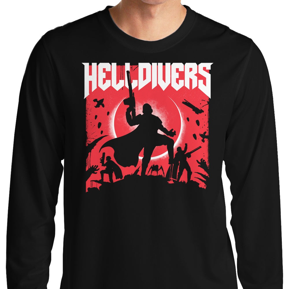 Dispense Peace Rocketman Brand Long Sleeve Cotton T-Shirt for Everyday Wear