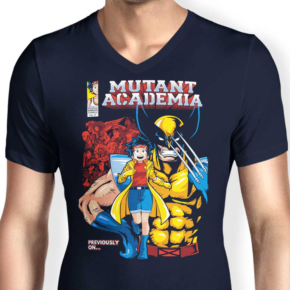 Prime Premne Design Men's Stylish V-Neck - Mutant Academia