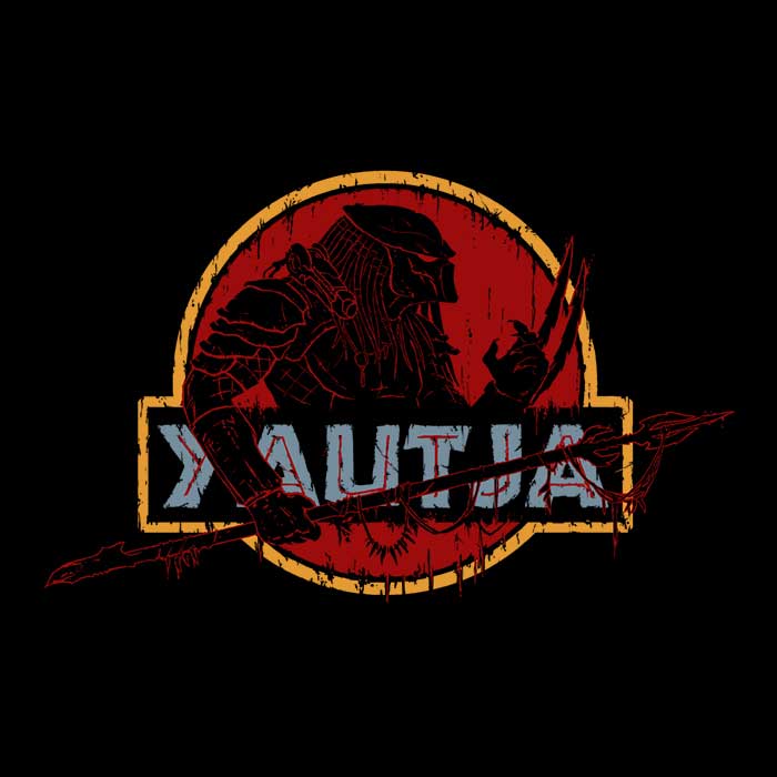 Yautja-themed Long Sleeve Crewneck T-Shirt by Crumblin' Cookie