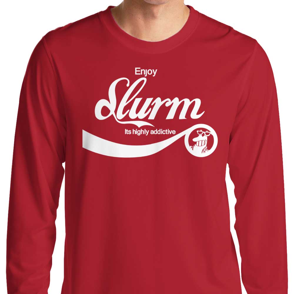 Comfortable Long Sleeve 'Enjoy Slurm' T-Shirt for Daily Wear
