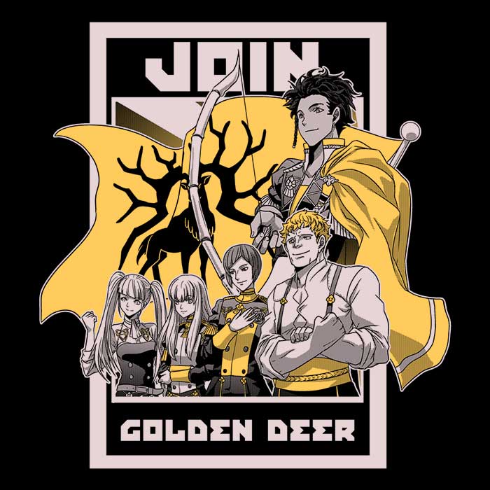Golden Deer Long Sleeve T-Shirt - Join the Trend