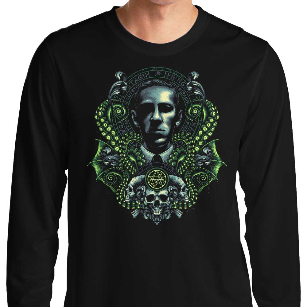 Abyssal Sigil Design Long Sleeve Crewneck T-Shirt for Fashion Lovers