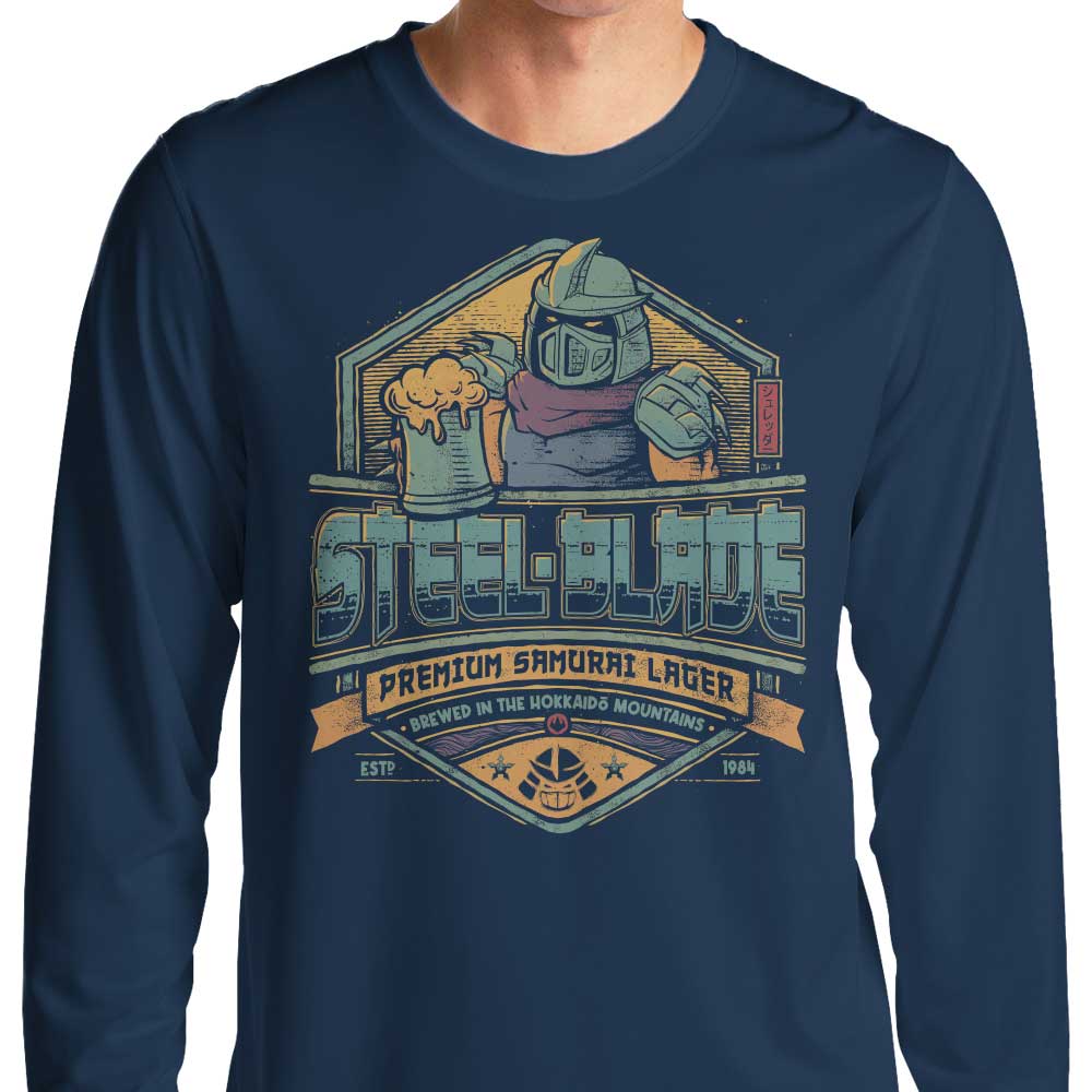Long Sleeve Steel Blade Lager T-Shirt - Comfortable and Durable