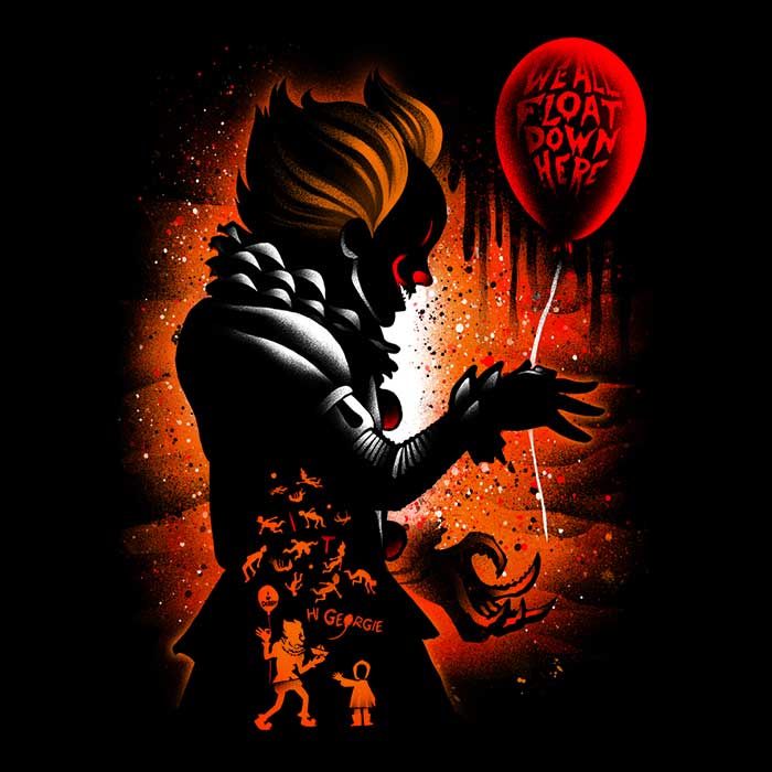 Long Sleeve Dancing Clown Themed T-Shirt for Fashion Lovers