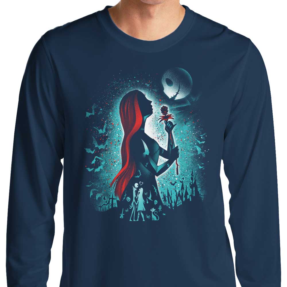 Adorable Ragdoll in Love Design Long Sleeve Cotton T-Shirt