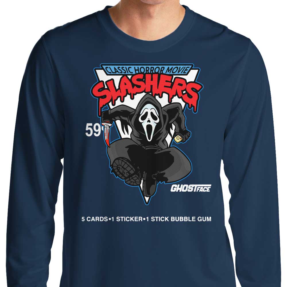 Ghost Classic Slashers Long Sleeve Crewneck T - Shirt for Men and Women