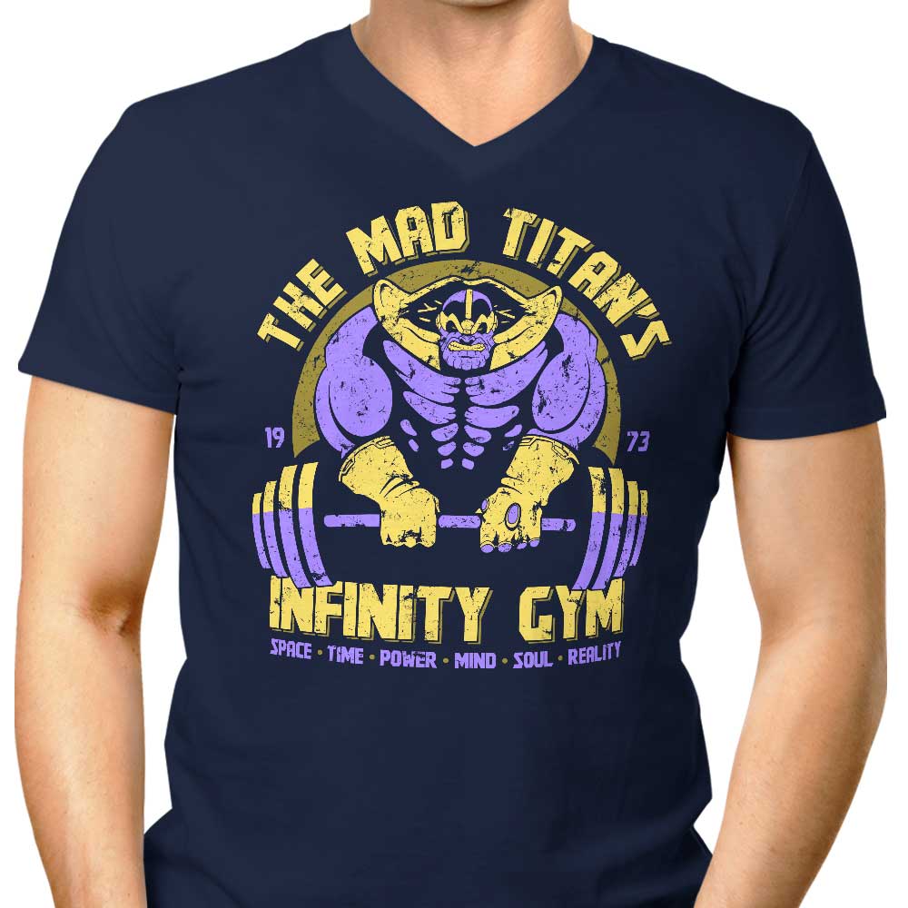 Infinity Gym Men's Stylish V-Neck Workout Top