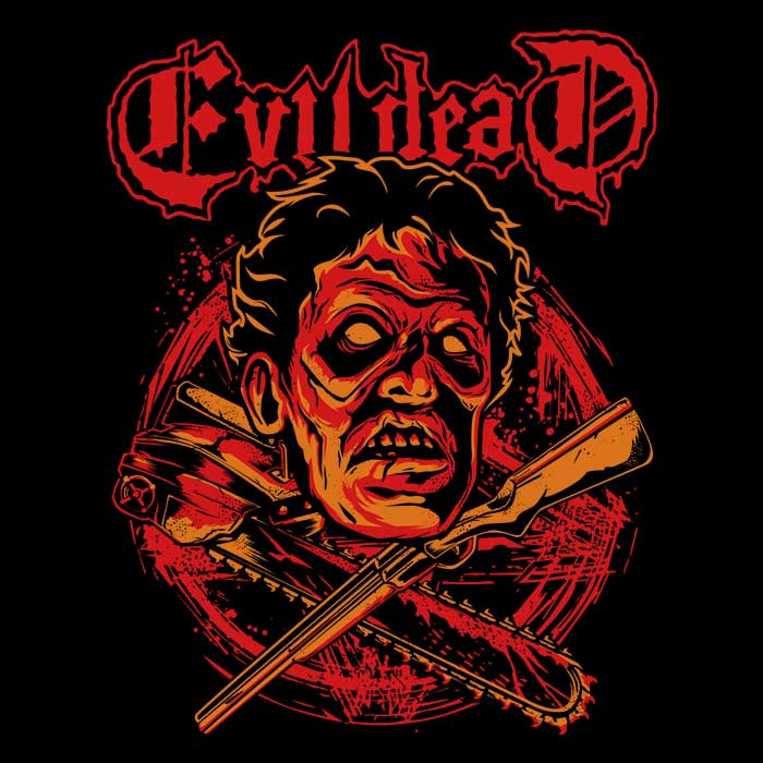 Long Sleeve T-Shirt Featuring the Evil Album Design