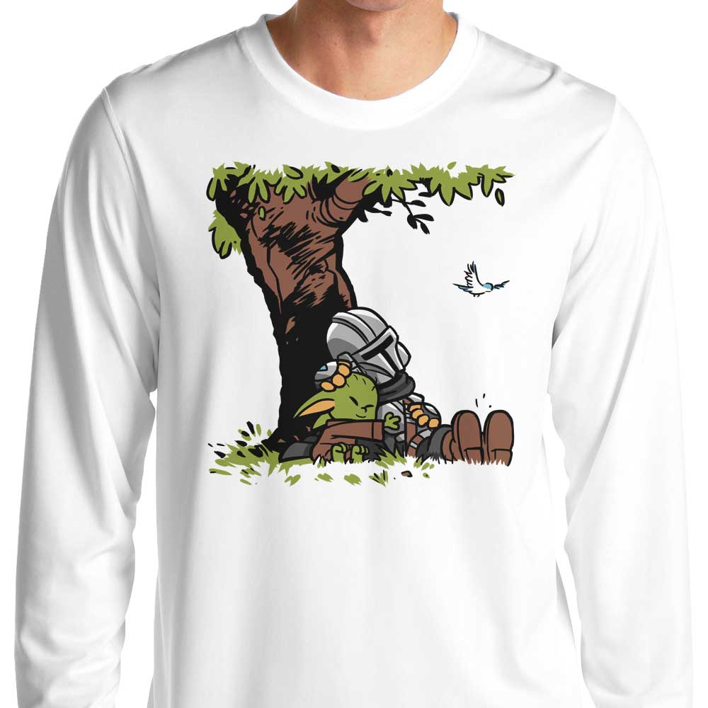 Comfortable Long Sleeve Baby Nap T - Shirt for All - Day Wear