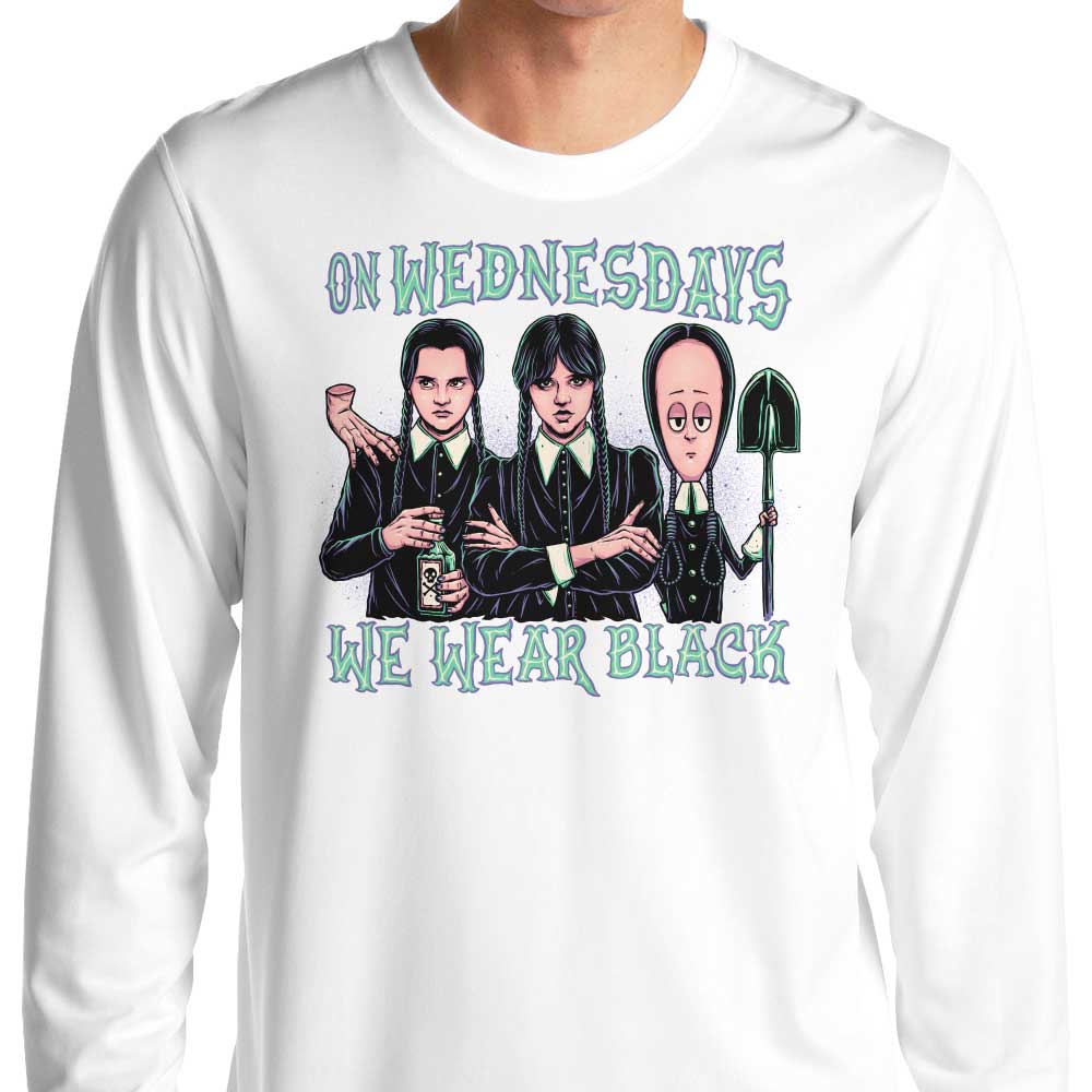 Wednesday Club Men's and Women's Long Sleeve T-Shirt Casual Wear