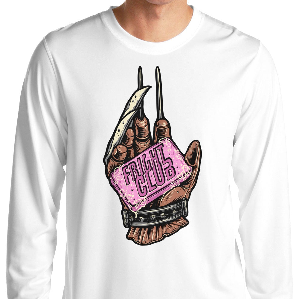 Momma Gorilla's Fright Club Long Sleeve Crewneck T - Shirt for Men and Women