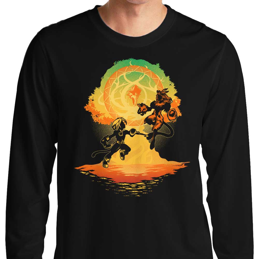 Long Sleeve Battle of Destiny T-Shirt for Fashion Enthusiasts