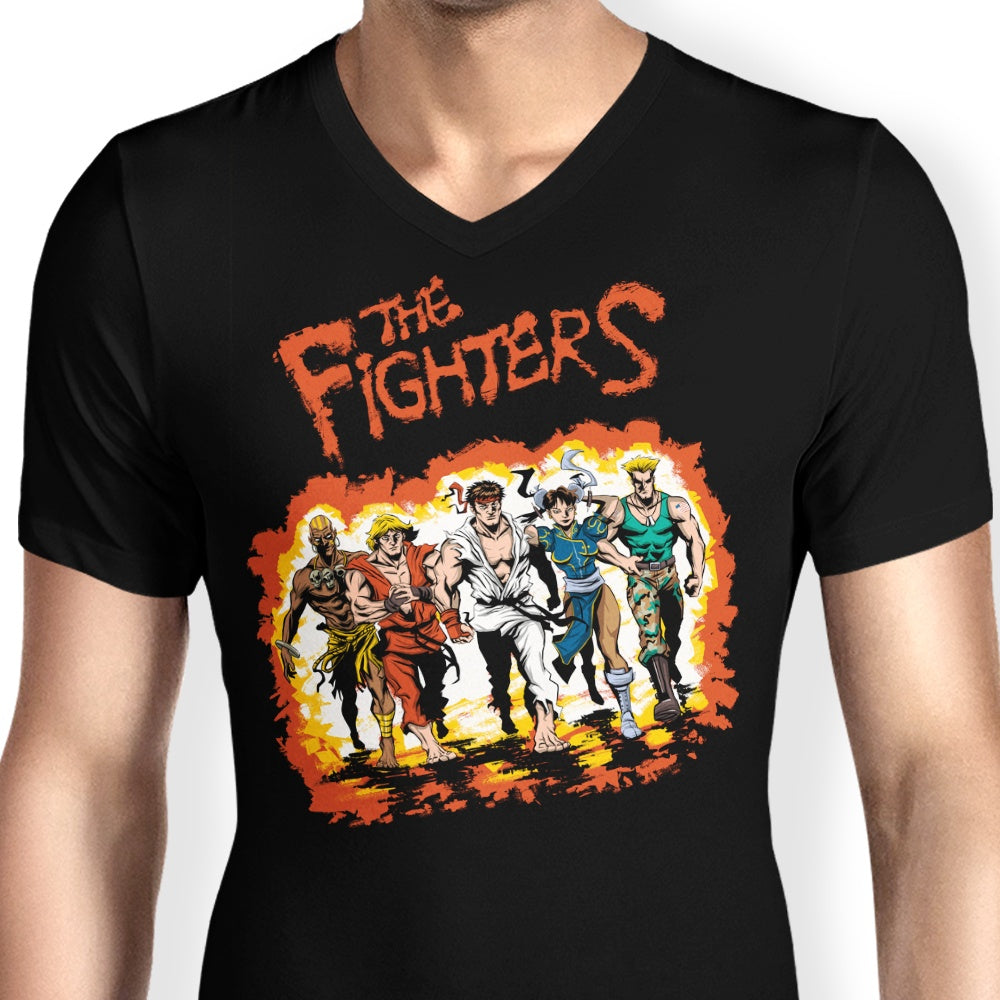 Men's V-Neck T-Shirts - The Fighters Collection
