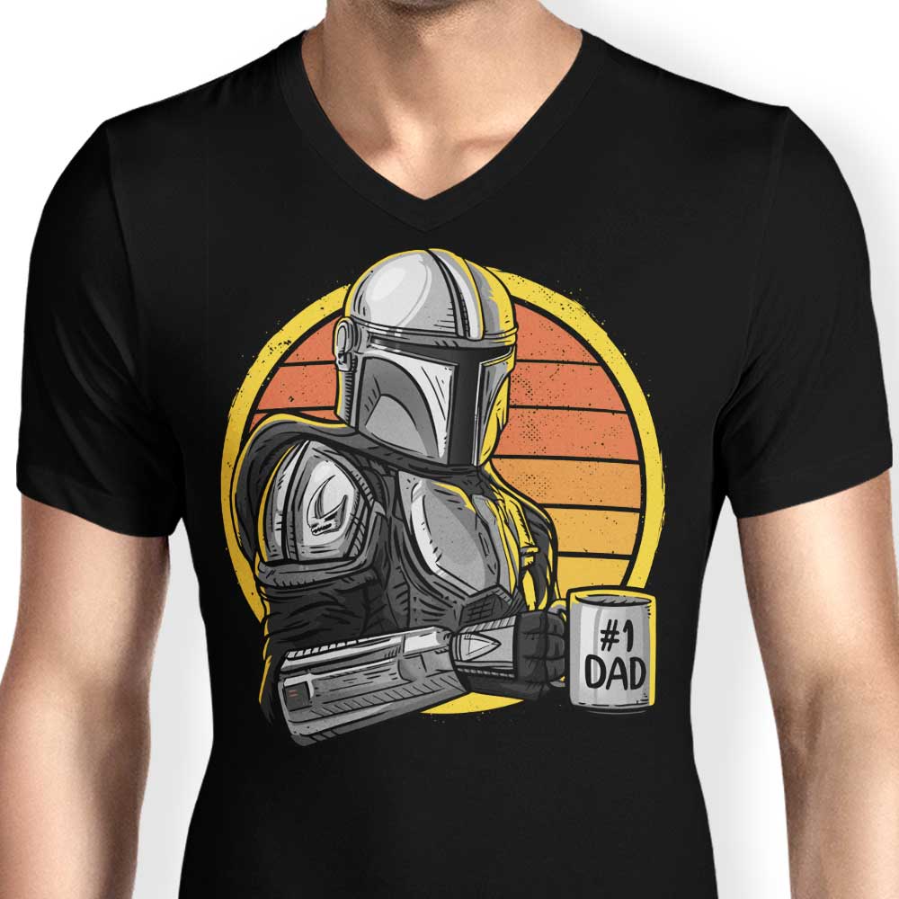 The Best Dad in the Galaxy - Men's V-Neck T-Shirt