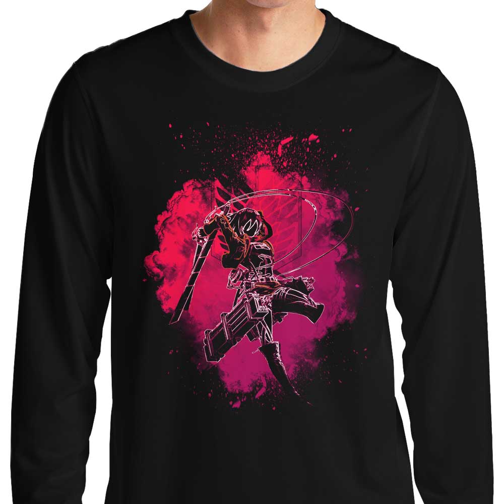 Donnie Illustrations - Ackerman Clan Soul Long Sleeve Comfort T-Shirt