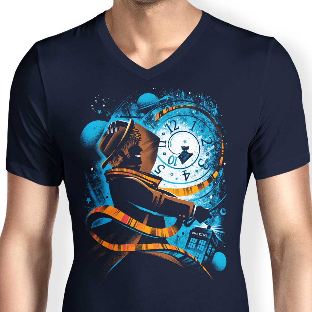 Alemaglia's Stylish Men's Fourth V-Neck Shirt