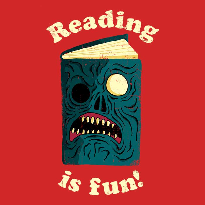 DinoMike's Enjoyable Reading Long Sleeve T - Shirt