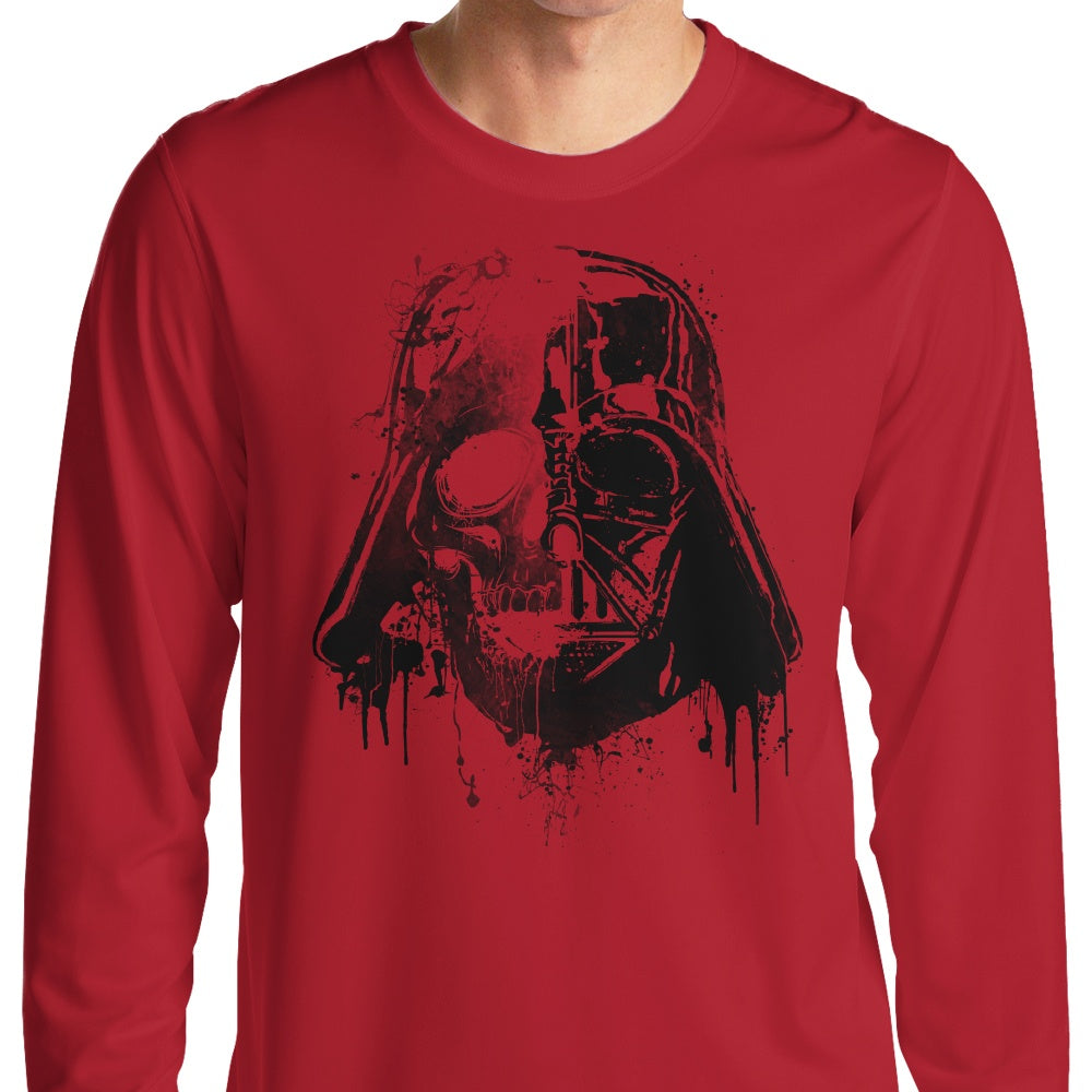 Long Sleeve Darth Skull Design T-Shirt