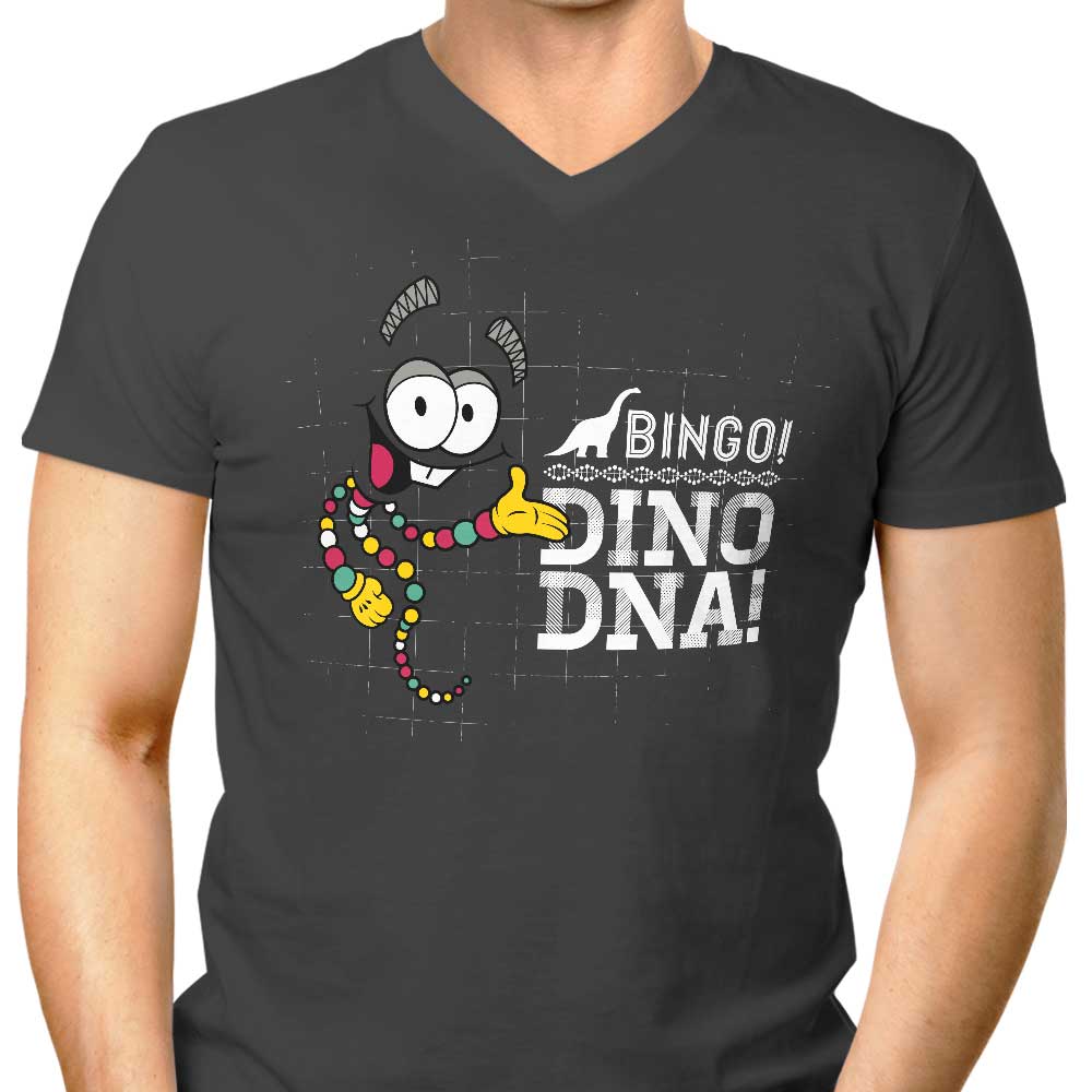 Men's Classic V-Neck Jurassic Bingo! T-Shirt