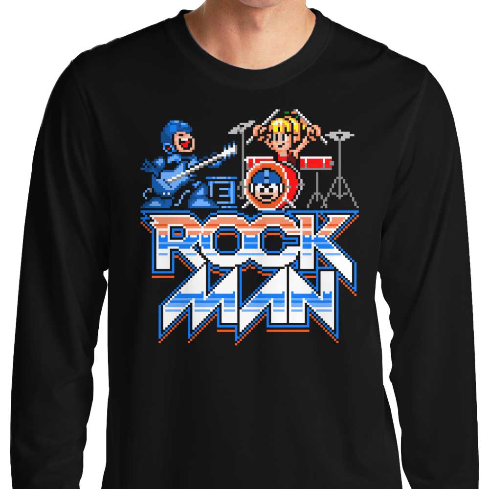 BiggStankDogg's Rock, Man! Long Sleeve Comfort Crewneck T - Shirt