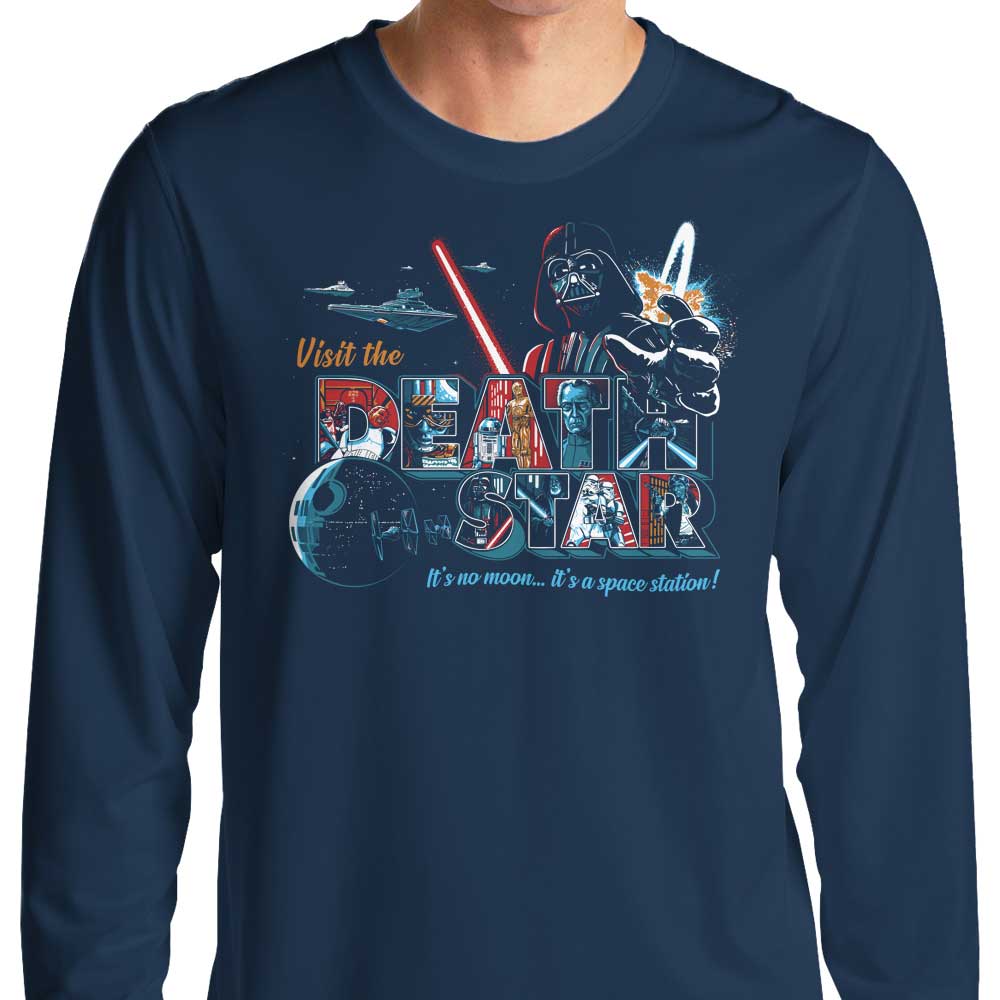 Explore Space Station Design - Comfortable Long Sleeve T - Shirt