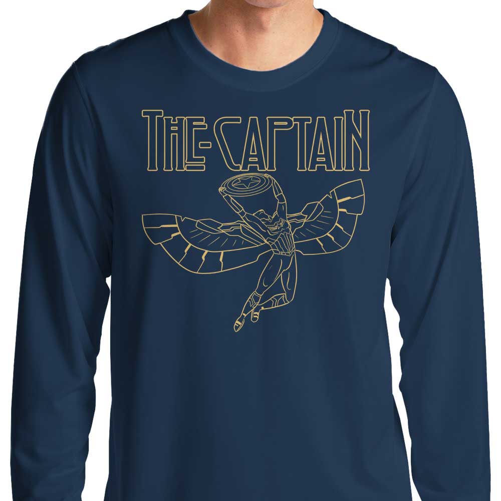 Long Sleeve LED Captain T-Shirt - A Stylish Crewneck Apparel