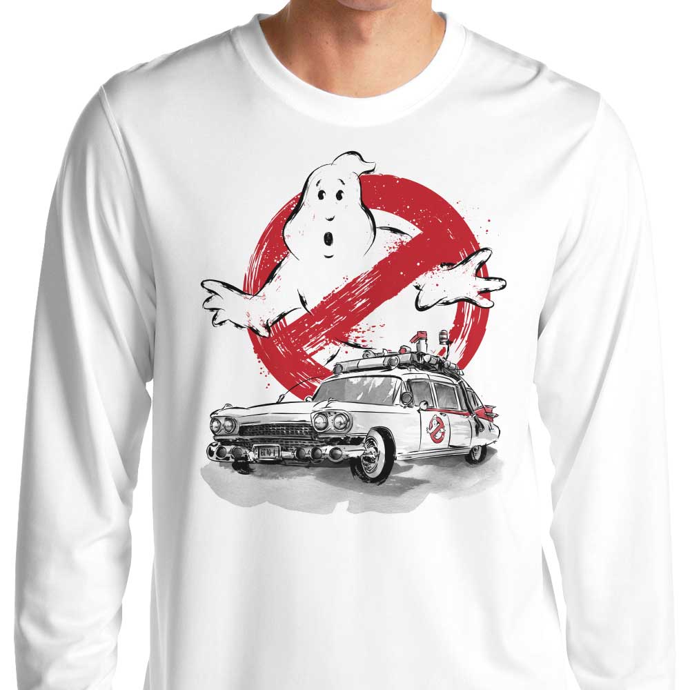 Ecto Sumi-e Branded Long Sleeve Casual T-Shirt
