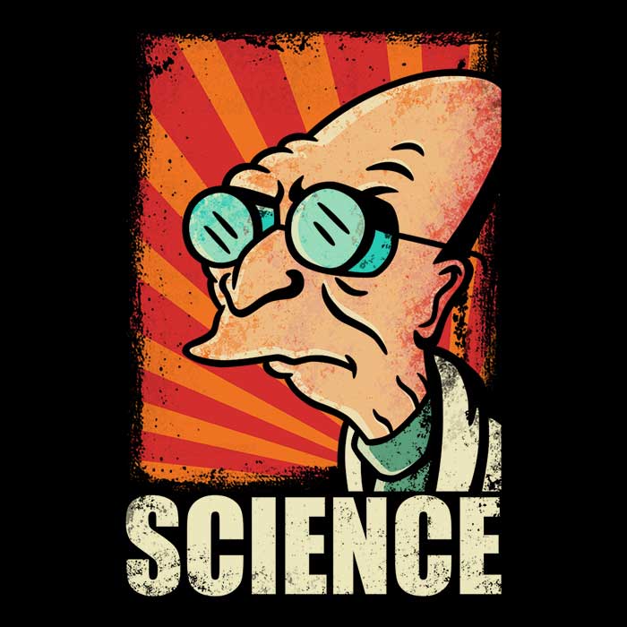 Long Sleeve Science T-Shirt for All Sizes