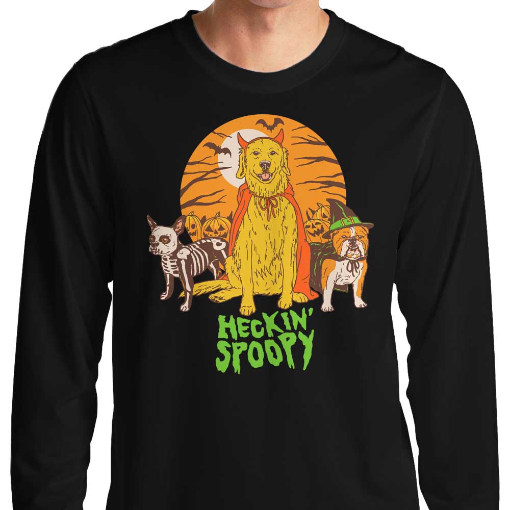 Super Spooky Long Sleeve T-Shirt - Heckin Spoopy Design