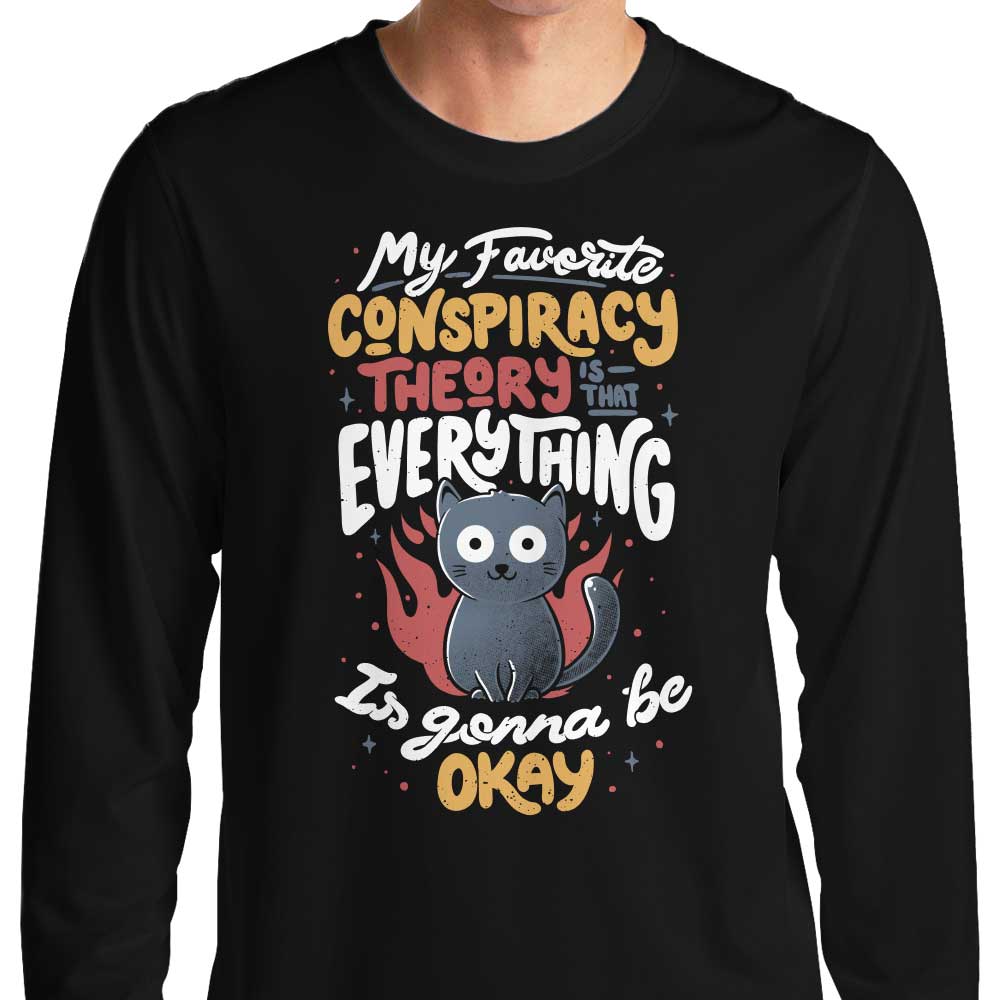 Edu.ely's Conspiracy Theory Long Sleeve Comfortable T - Shirt