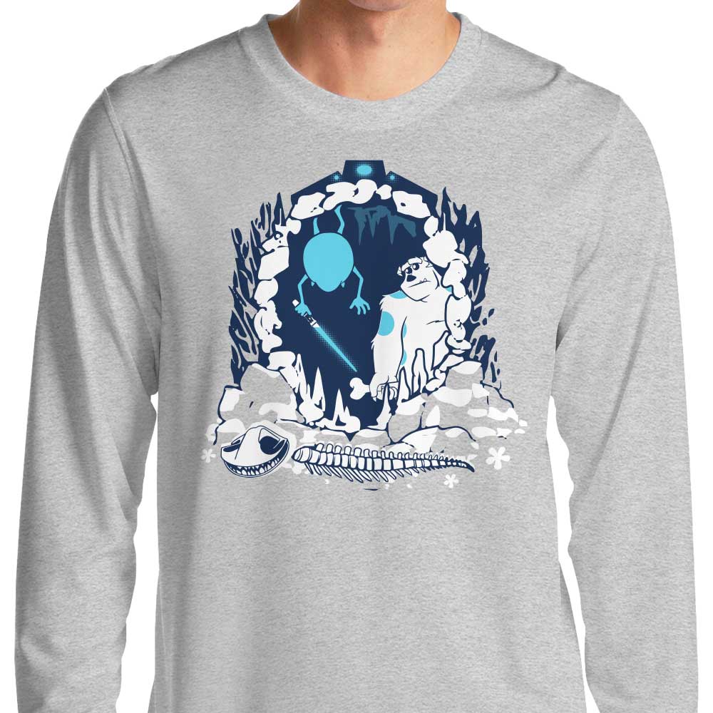 Wampa, Inc. Long Sleeve Crewneck T - Shirt in S to 4XL Sizes