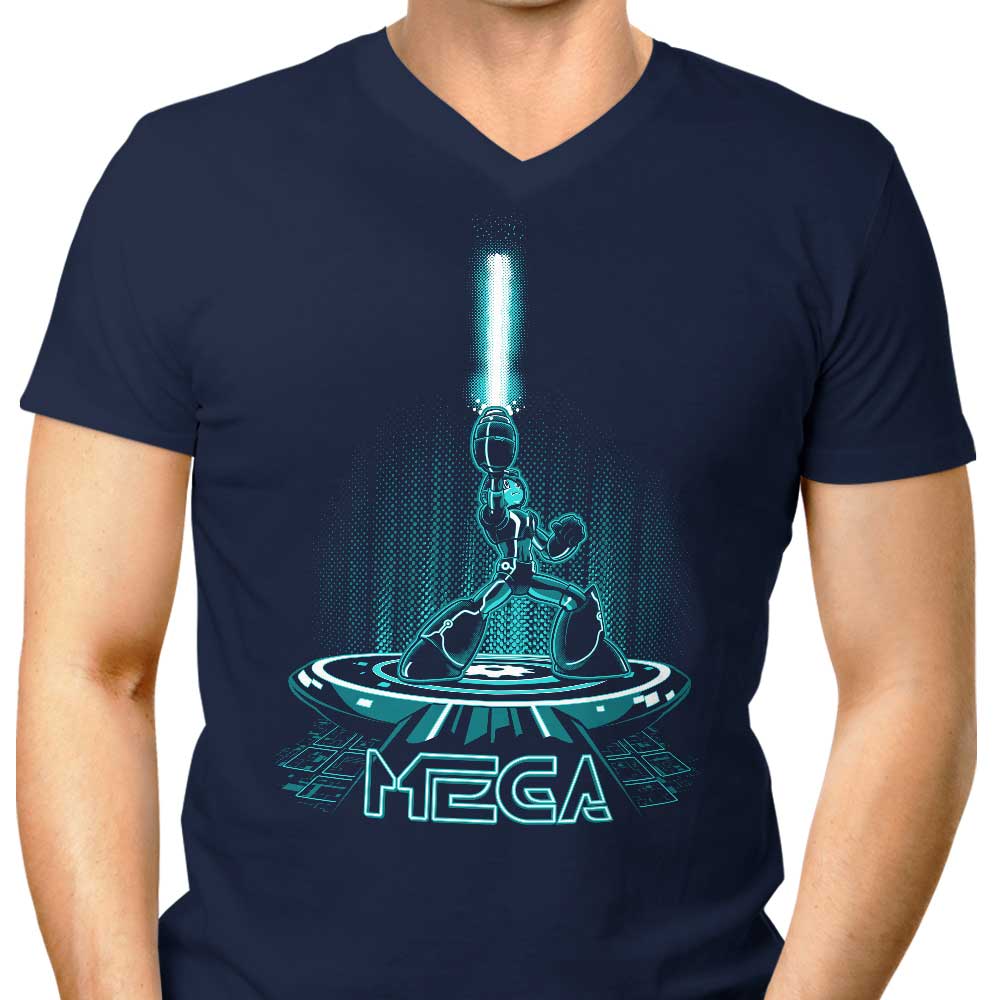 DJKopet Mega Brand Men's Classic V-Neck T-Shirt