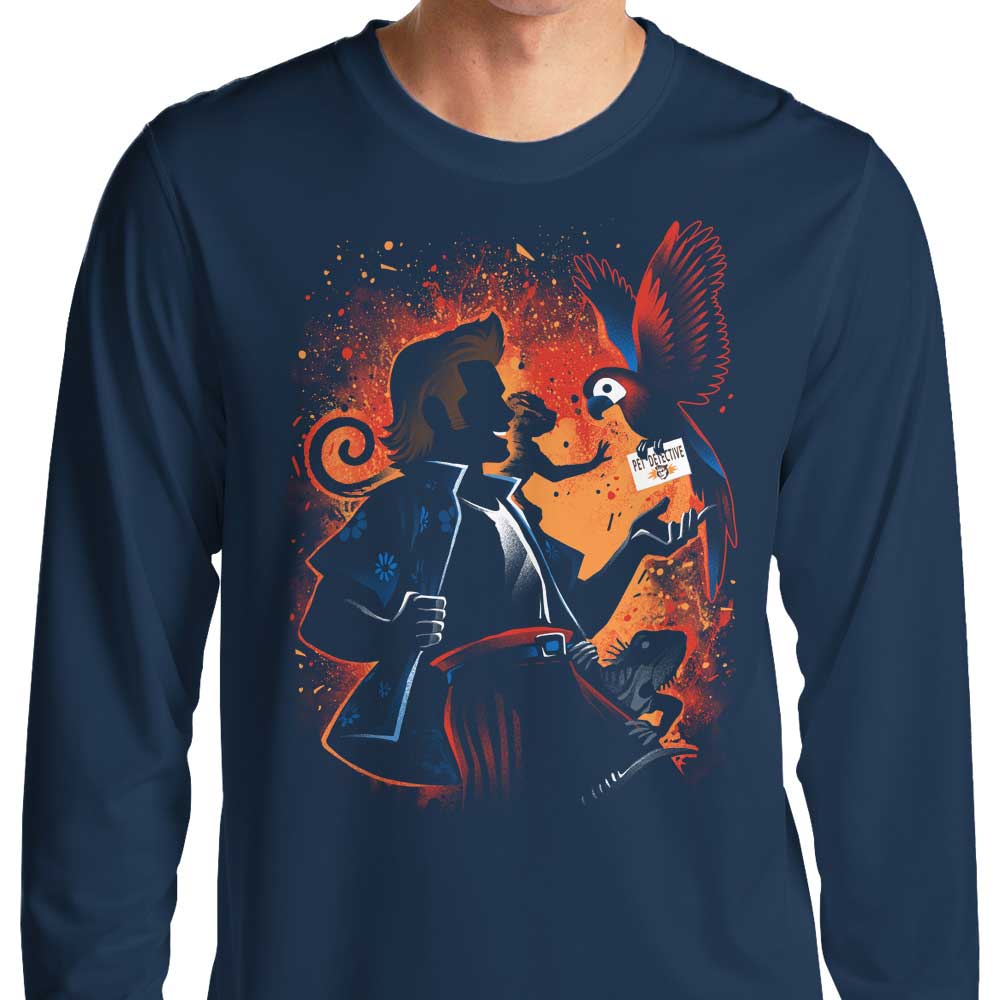 Long Sleeve Pet Detective T-Shirt for Fashionable Pet Lovers