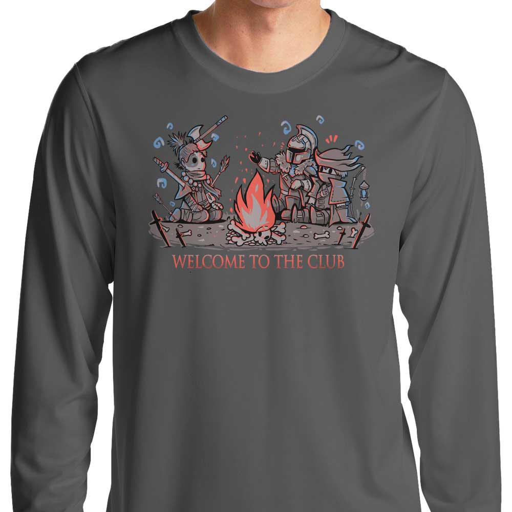 TechraNova's Exclusive 'Welcome to the Club' Long Sleeve Crewneck T - Shirt for All Sizes