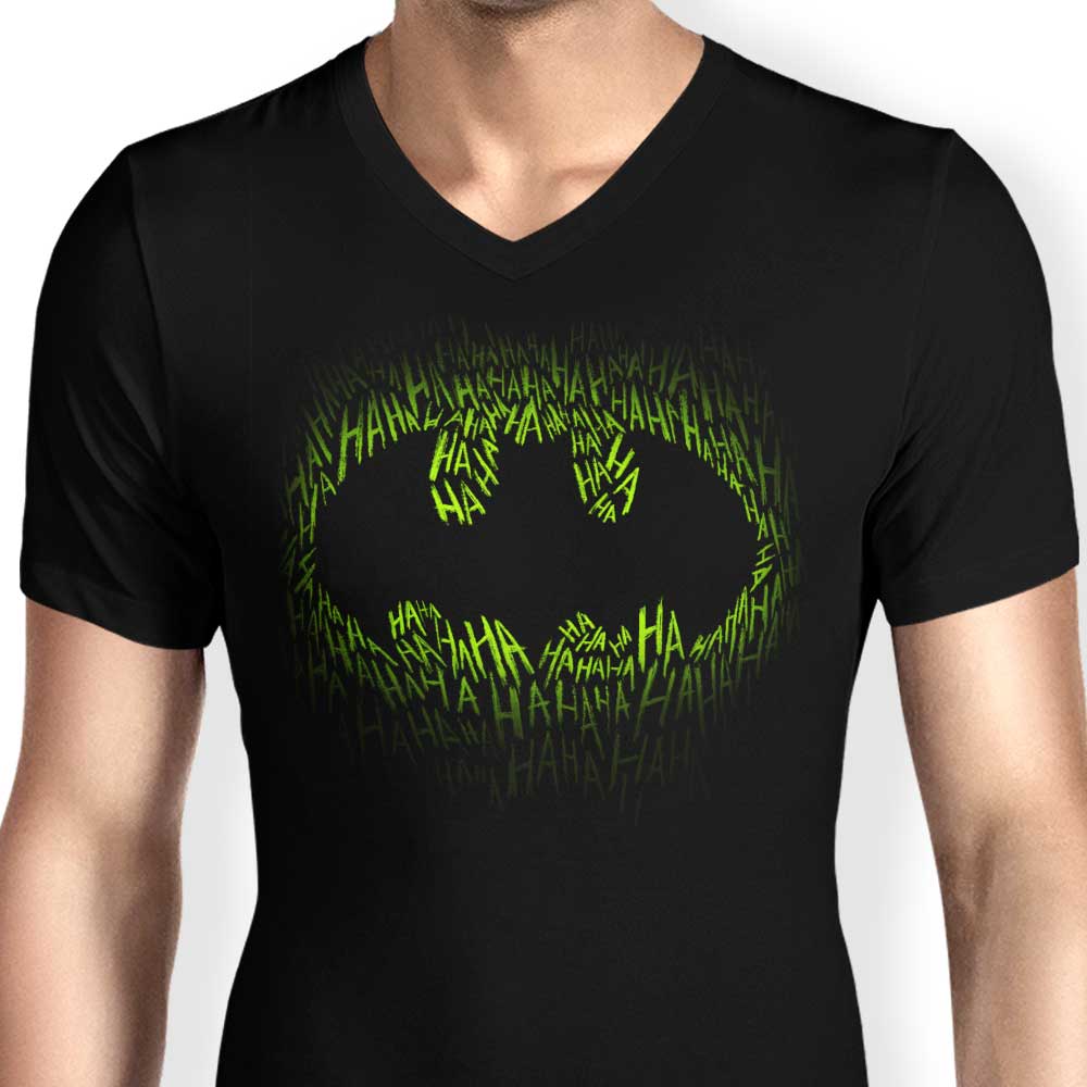 Bat Joke Design - Men's Stylish V-Neck Apparel