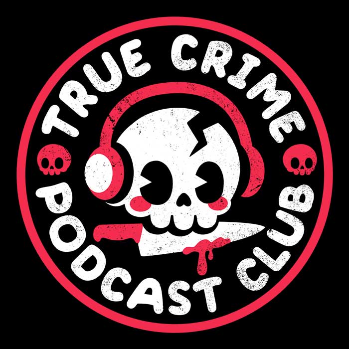 True Crime Podcast Club Premium Long Sleeve Crewneck T-Shirt for Podcast Enthusiasts
