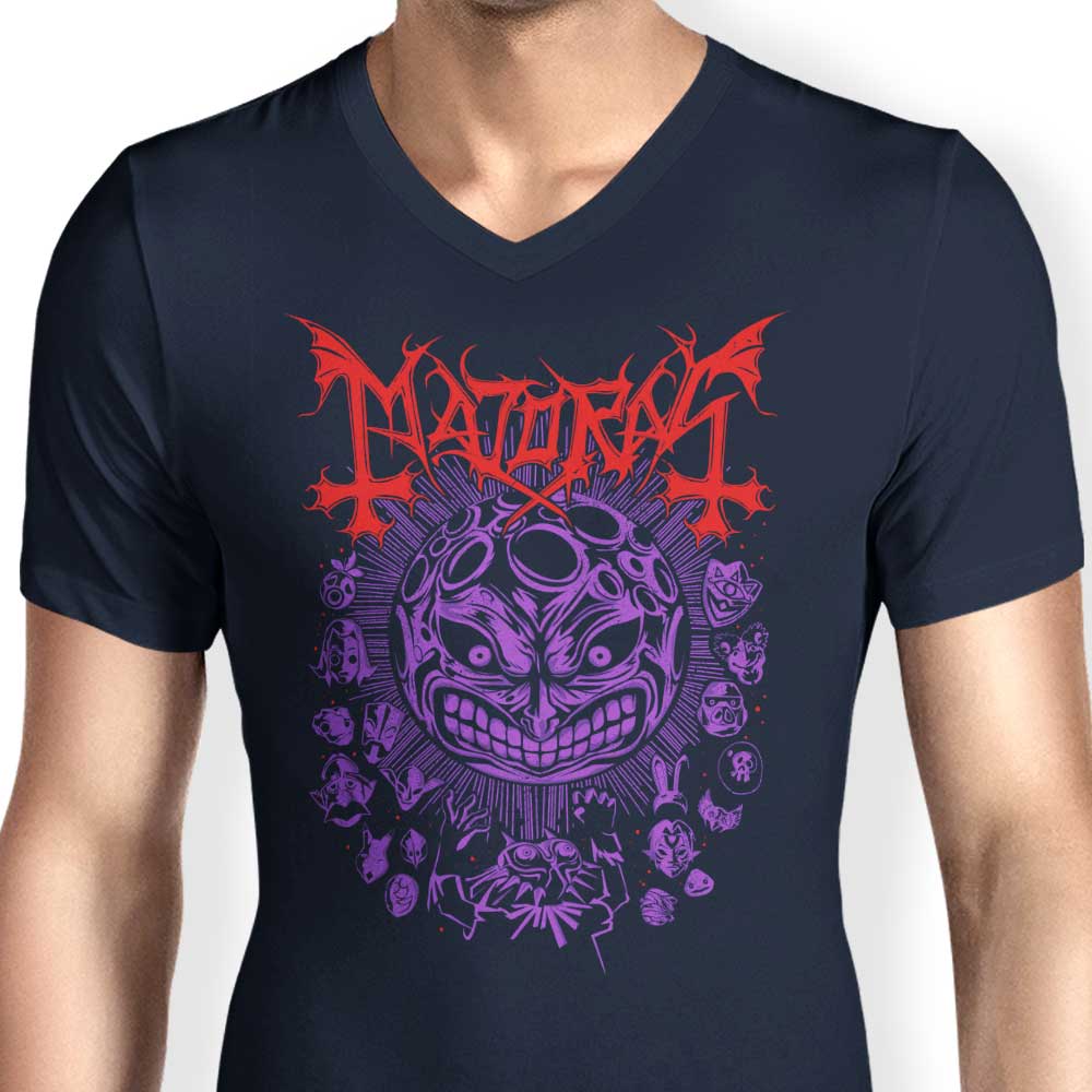 Men's V-Neck T-Shirt - The Call of the Moon