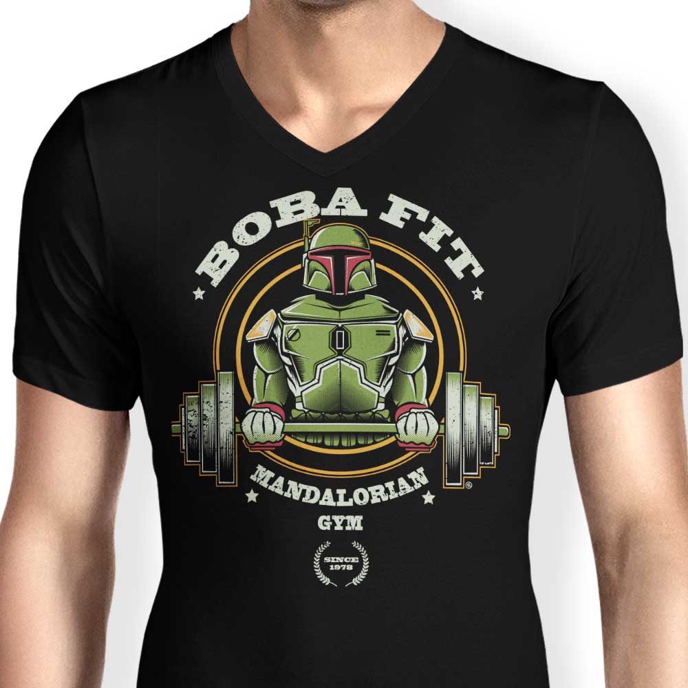 Boba Fit Men's Stylish V-Neck Shirt