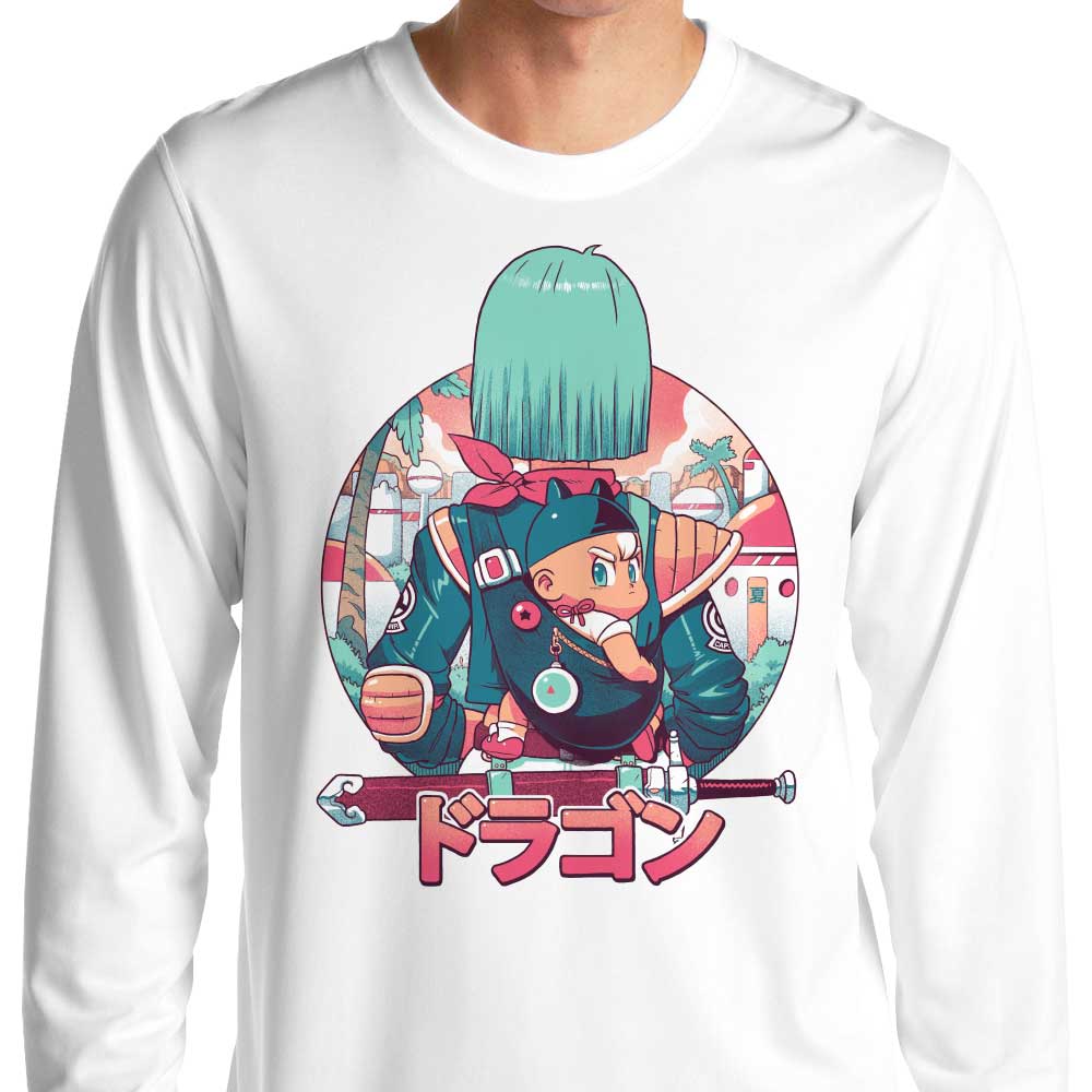 Bruno Mota's Summer Dragon Long Sleeve Crewneck T - Shirt for Men and Women