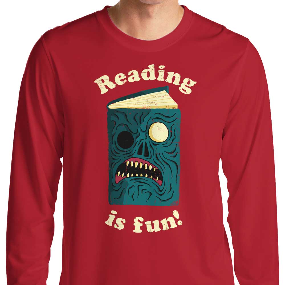 DinoMike's Enjoyable Reading Long Sleeve T - Shirt