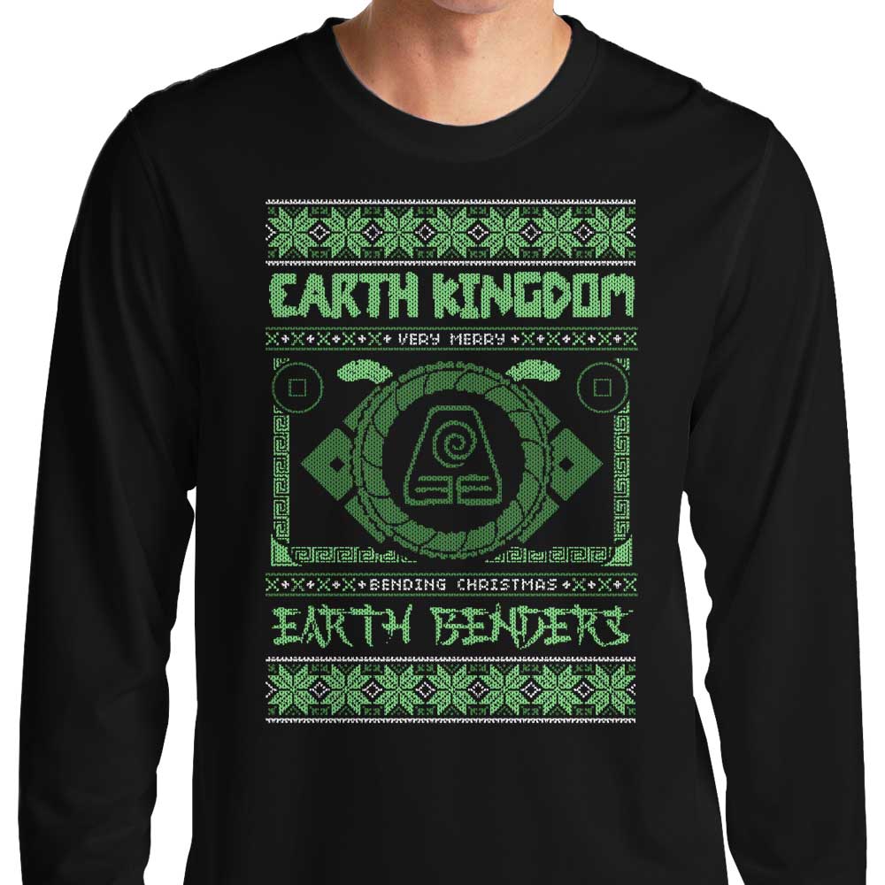 Unique Long Sleeve 'Ugly Earth' Crewneck Sweater T-Shirt