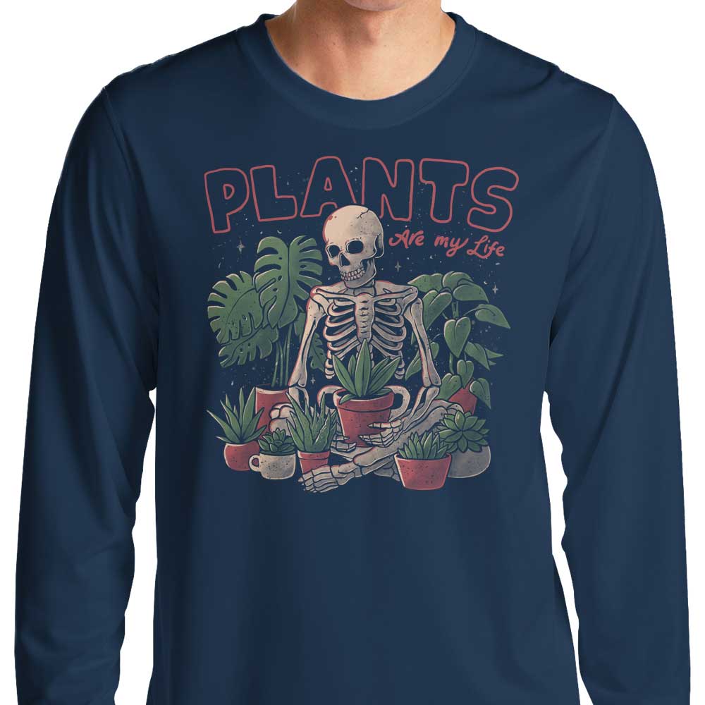 Edu.ely's 'Plants are My Life' Comfortable Long Sleeve T - Shirt