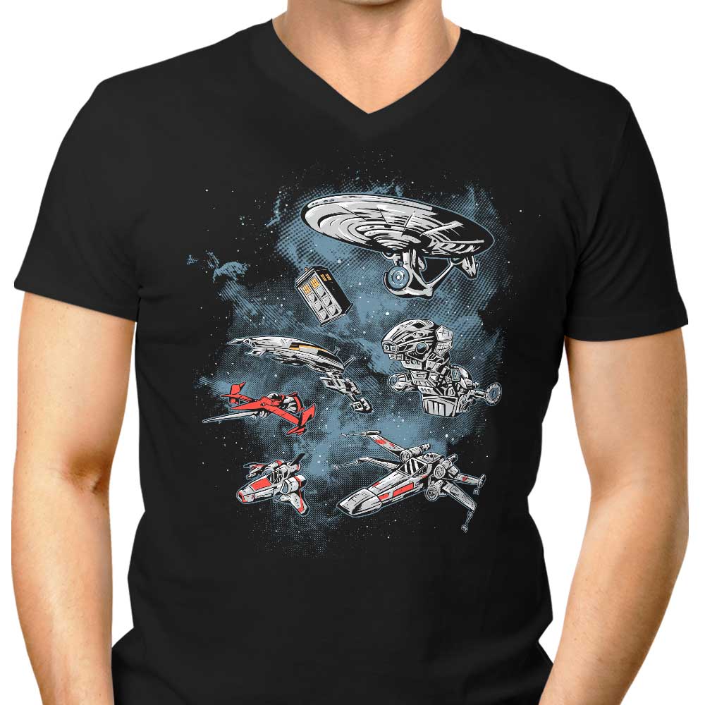 Men's Ultimate V-Neck Space Fleet T-Shirt
