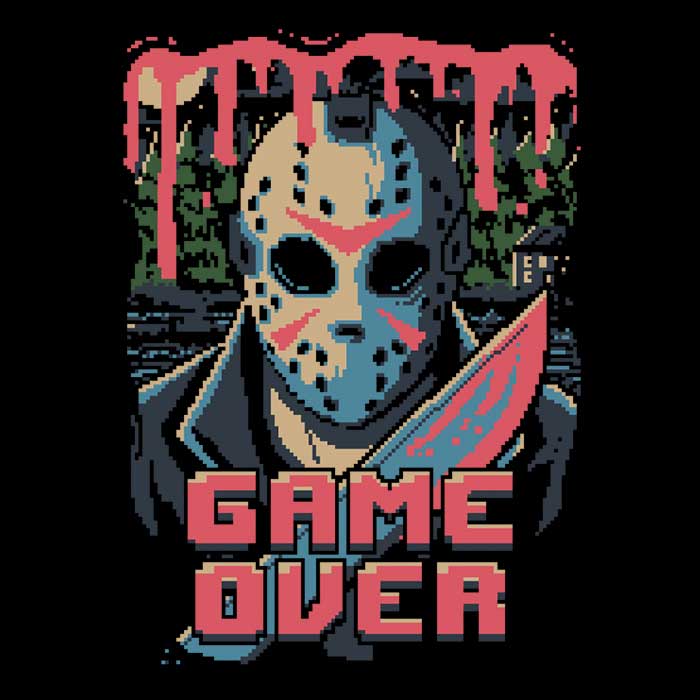 Pixel 13 Long Sleeve Comfortable T-Shirt in S - 4XL Sizes