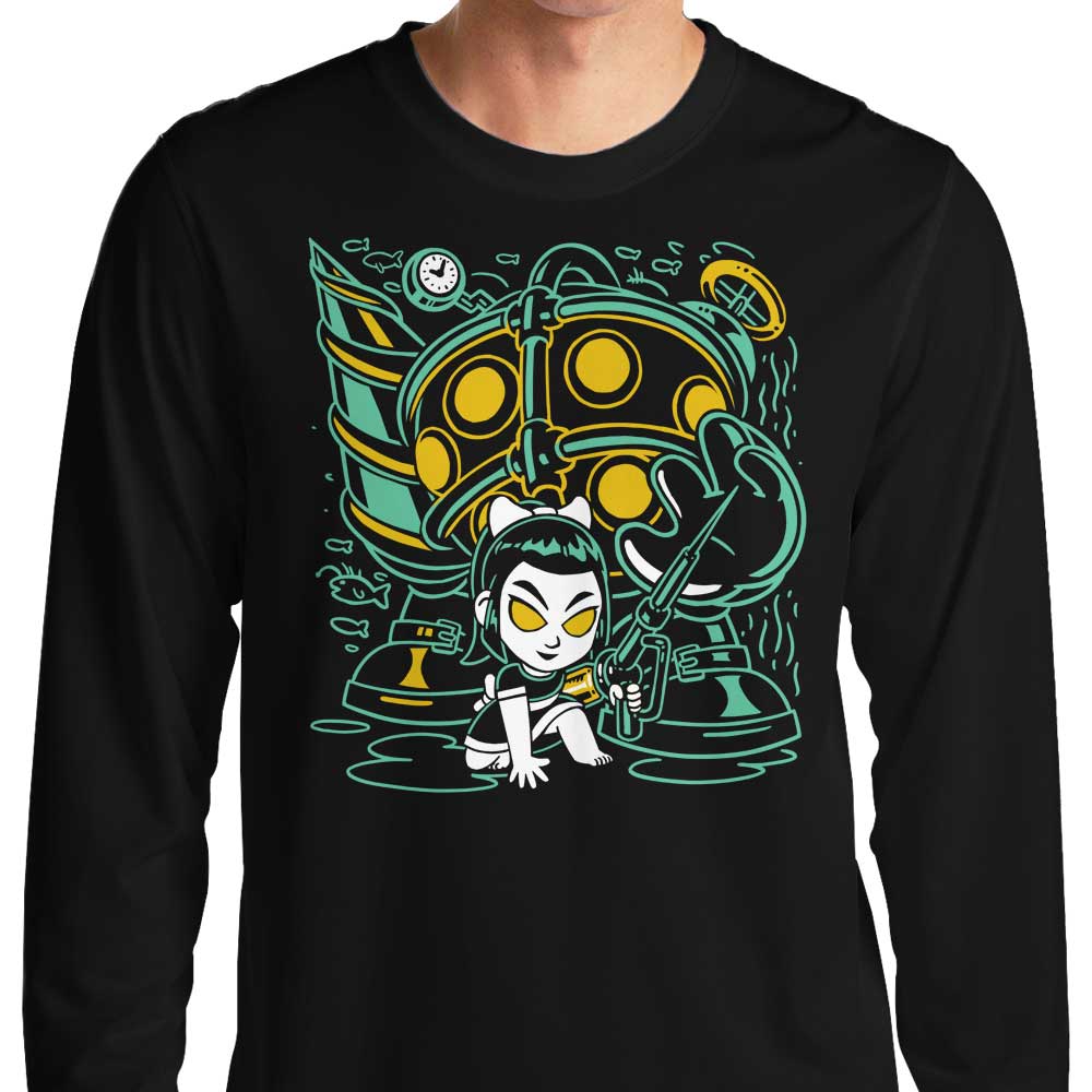 Fitas Artwork's Long Sleeve 'Rapture Darkness' T-Shirt in Multiple Sizes