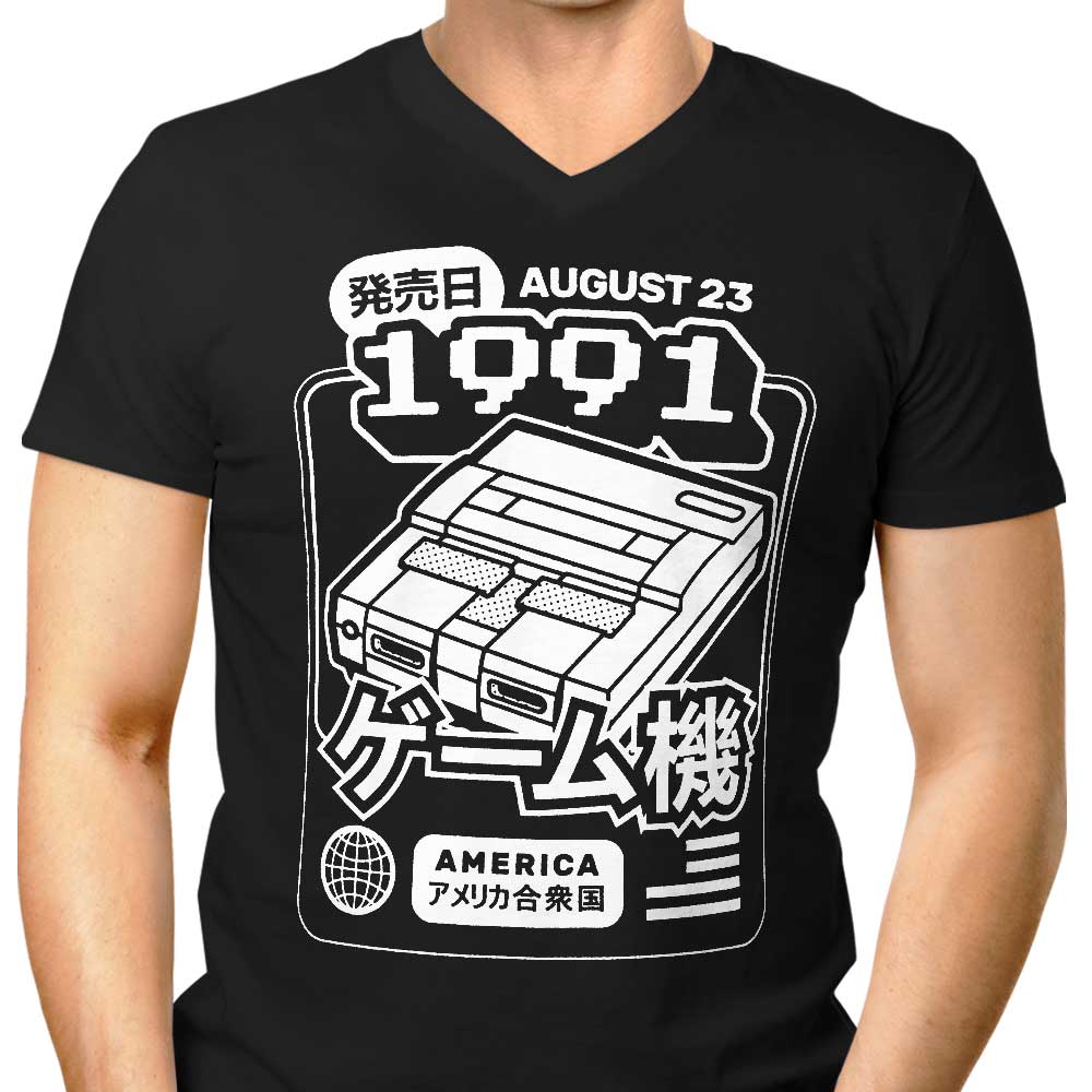 Azafran's 1991 Classic Men's V-Neck Super T-Shirt
