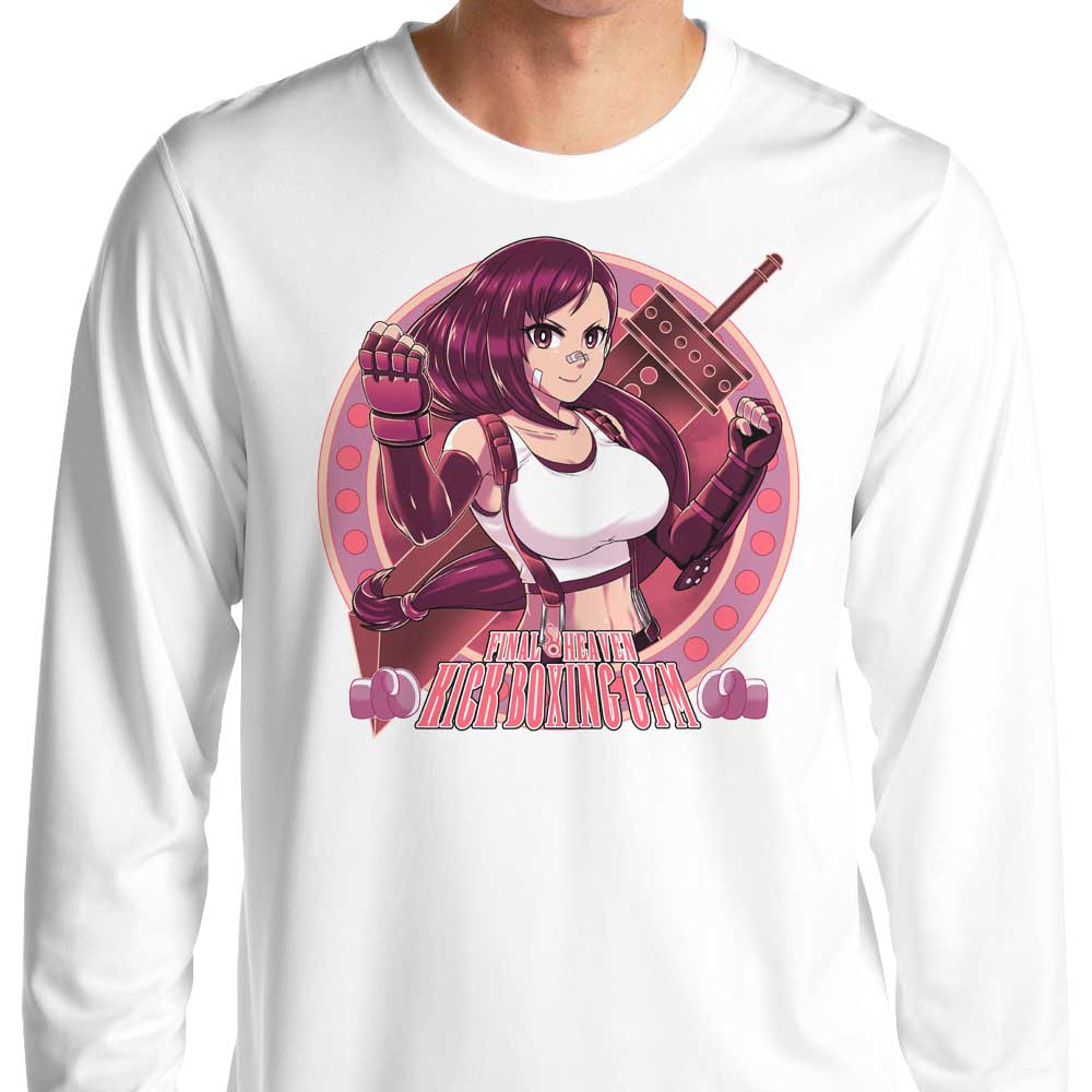 Final Heaven Kick Boxing High - Quality Long Sleeve Crewneck T - Shirt for Sports Enthusiasts