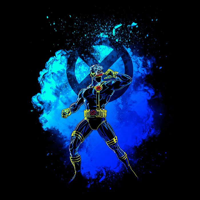 Long Sleeve T-Shirt - The Spirit of the Optic Blast by Donnie Illustrations