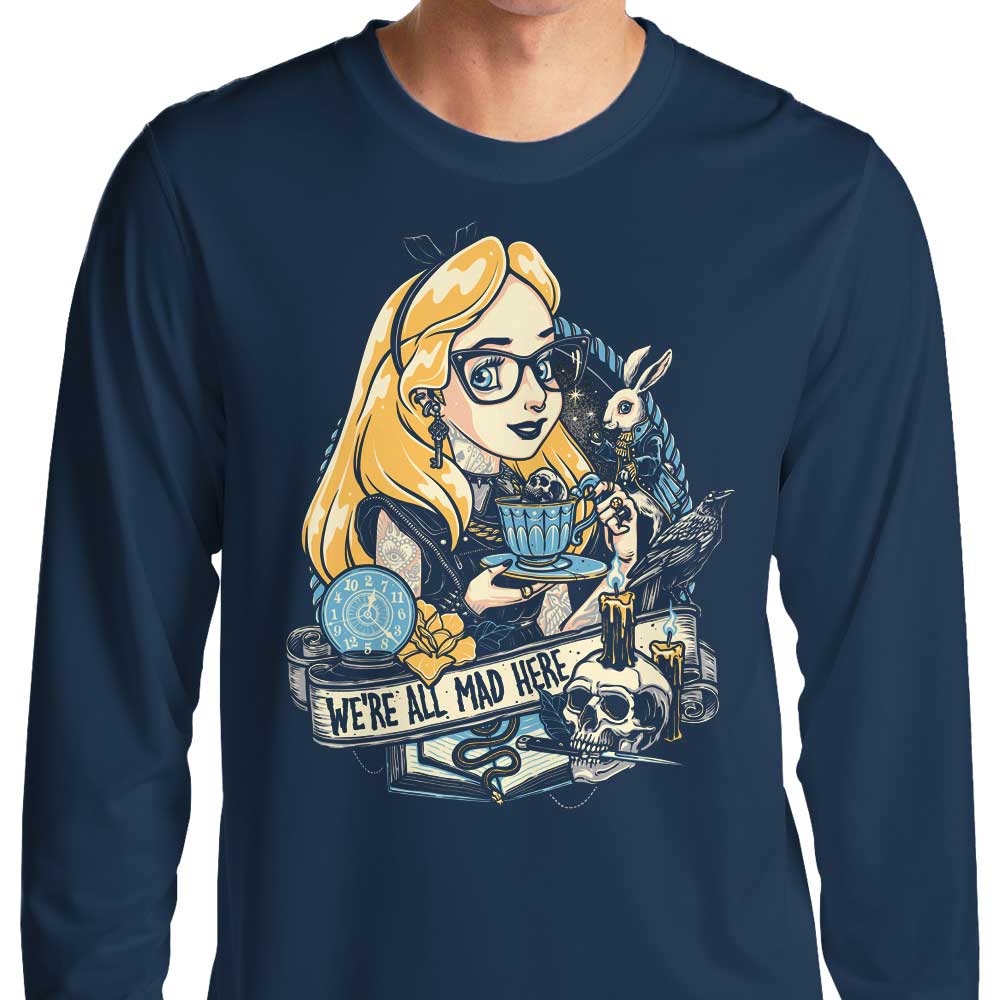 Stylish Long Sleeve Rocker Alice T-Shirt by Momma Gorilla