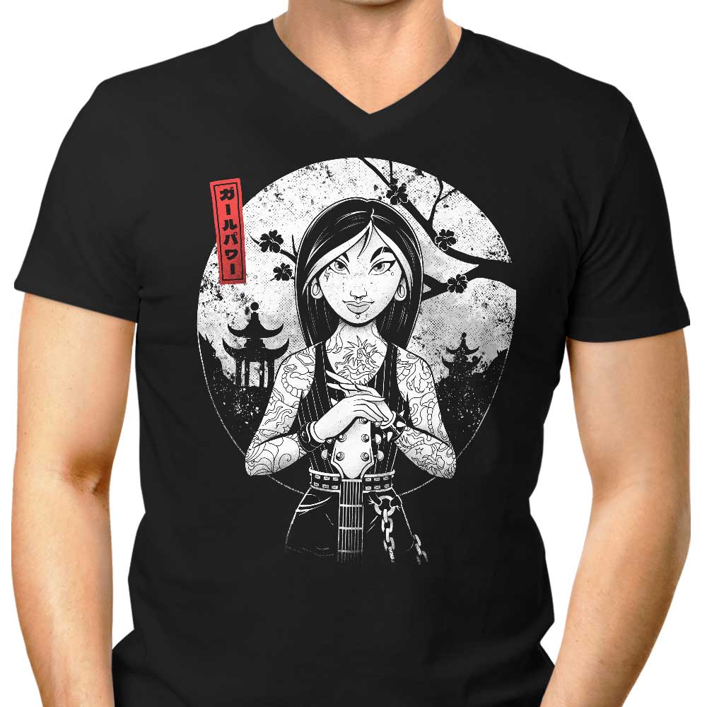 Dominate the Dynasty - Men's Stylish V-Neck Top